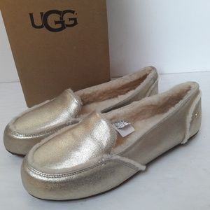 ugg hailey metallic slipper